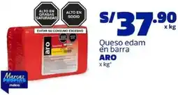 Makro Aro queso edam en barra oferta