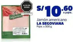 Makro La segoviana jamón americano pqte. oferta