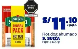 Makro S. suiza hot dog ahumado oferta