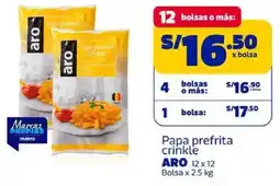 Makro Aro papa prefrita crinkle oferta