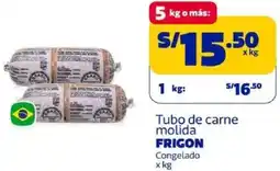 Makro Frigon tubo de carne molida congelado oferta