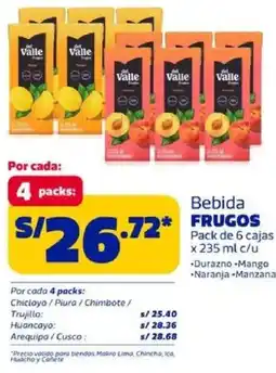Makro Frugos bebida oferta