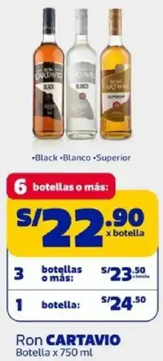 Makro Cartavio ron botella oferta