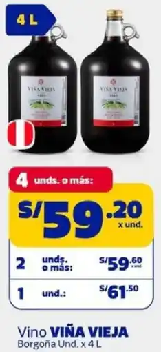 Makro Viña vieja vino borgoña oferta