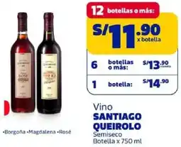 Makro Santiago queirolo vino semiseco botella oferta