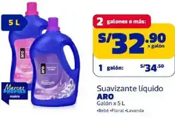 Makro Aro suavizante líquido galón oferta