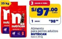 Makro Nutrican alimento para perros adultos saco oferta