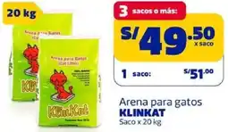 Makro Klinkat arena para gatos saco oferta