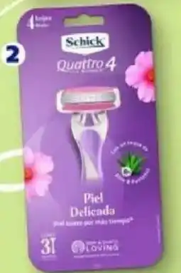 Makro Schick Quattro women sensitive máquina de afeitar desechable oferta
