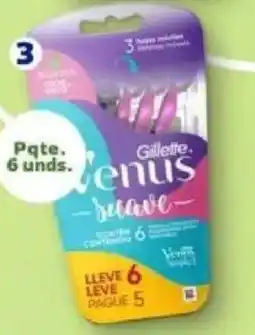 Makro Venus Suave 3 máquina de afeitar desechable oferta