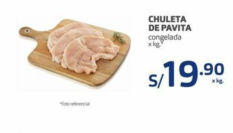 Makro Chuleta de pavita x kg oferta