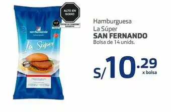 Makro Hamburgues la súper san fernando bolsa 14und oferta