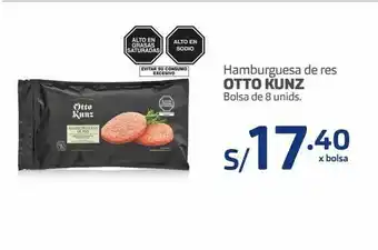 Makro Hamburguesa de res otto kunz 8und oferta