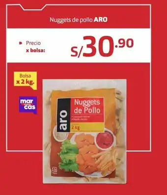 Makro Nuggets de pollo aro bolsa 2kg oferta