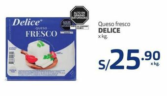 Makro Queso fresco delice x kg oferta