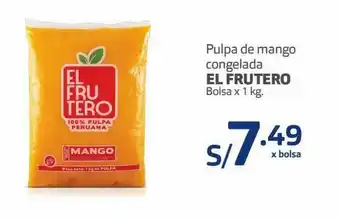Makro Pulpa de mango cong. el frutero 1kg oferta