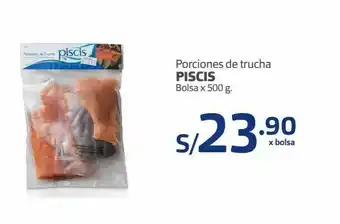 Makro Porciones de trucha piscis bolsa 500g oferta