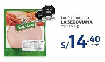 Makro Jamón ahumado la segoviana 500g oferta