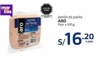 Makro Jamón de pavita aro 500g oferta