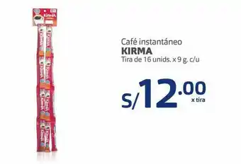 Makro Café instantáneo kirma tira de 16und x 9g oferta