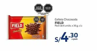 Makro Galleta chocosoda field pack 6und x 36g oferta