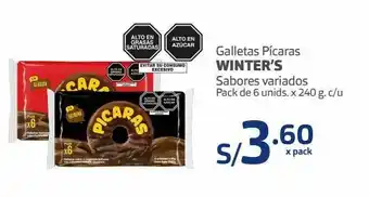 Makro Galletas pícaras winter's pack 6und x 240g oferta
