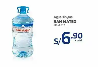 Makro Agua sin gas san mateo x 7l oferta