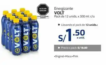 Makro Energizante volt pack 12und x 300ml oferta