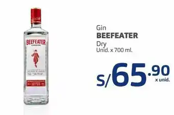 Makro Gin beefeater dry 700ml oferta
