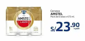Makro Cerveza amstel 6und x 473ml oferta