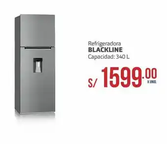 Makro Refrigeradora blackline 340l oferta