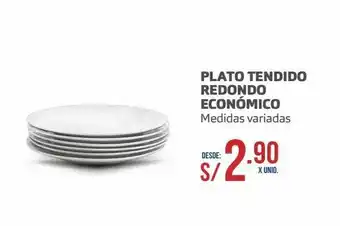 Makro Plato tendido redondo económico, desde... oferta