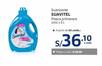 Makro Suavizante suavitel fresca primavera 5l oferta