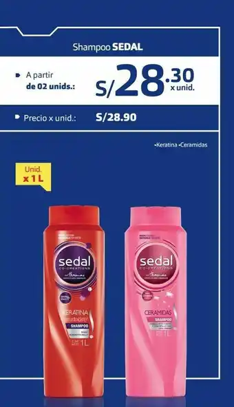 Makro Shampoo sedal 1l oferta