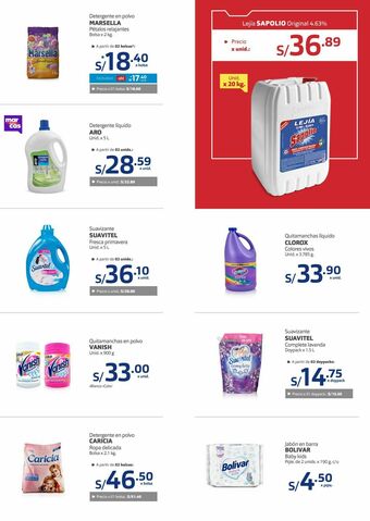 Makro Lejía oferta