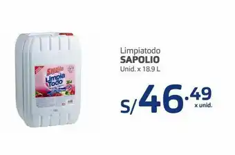 Makro Limpiatodo sapolio 18,9l oferta