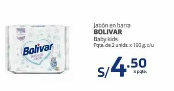 Makro Jabón en barra bolivar baby kids paquete 2und x 190g oferta