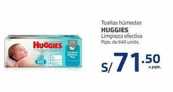 Makro Toallas húmedas huggies 640und oferta