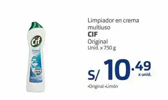 Makro Limpiador en crema multiuso cif original 750g oferta