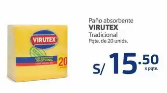 Makro Paño absorbente virutex paq 20und oferta