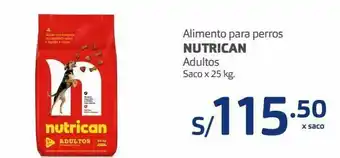 Makro Alimento para perros nutrican adultos 25kg oferta