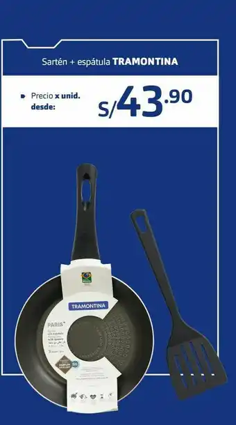 Makro Sartén+ espatula tramontina desde... oferta