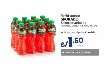 Makro Rehidratante sporade oferta