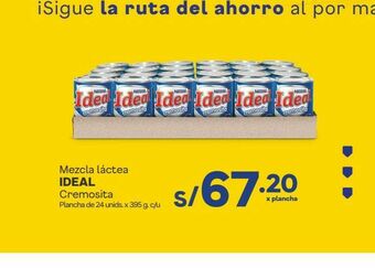 Makro Mezcla láctea ideal cremosita oferta
