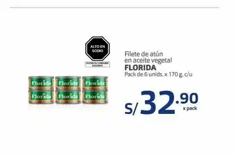Makro Filete de atún en aceite vegetal florida oferta