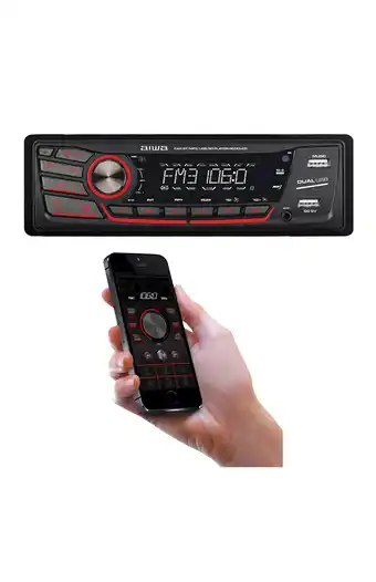 Tiendas EFE Combo autoradio aiwa caw-2016 bluetooth fm/usb/sd + parlantes oferta