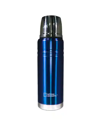 Tiendas EFE Termo metálico national geographic 1000ml - azul oferta