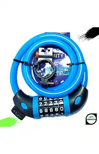 Tiendas EFE Candado de acero 5 dígitos - azul oferta
