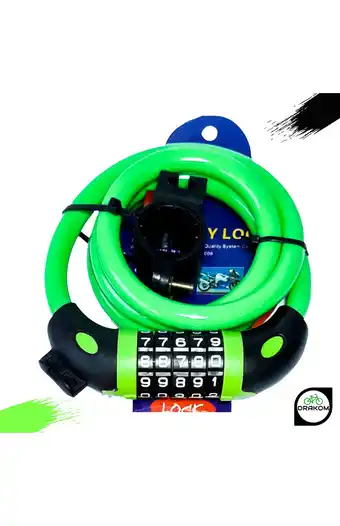 Tiendas EFE Candado de acero 5 dígitos - verde oferta