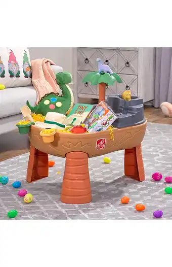 Tiendas EFE Mesita dinosaurio con agua y arena step 2 oferta